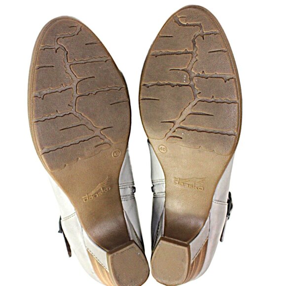 Dansko Darbie Anline Stone Grey Buckle Detail Ankle Shootie, Size 40,  US 9.5-10 - Picture 11 of 12